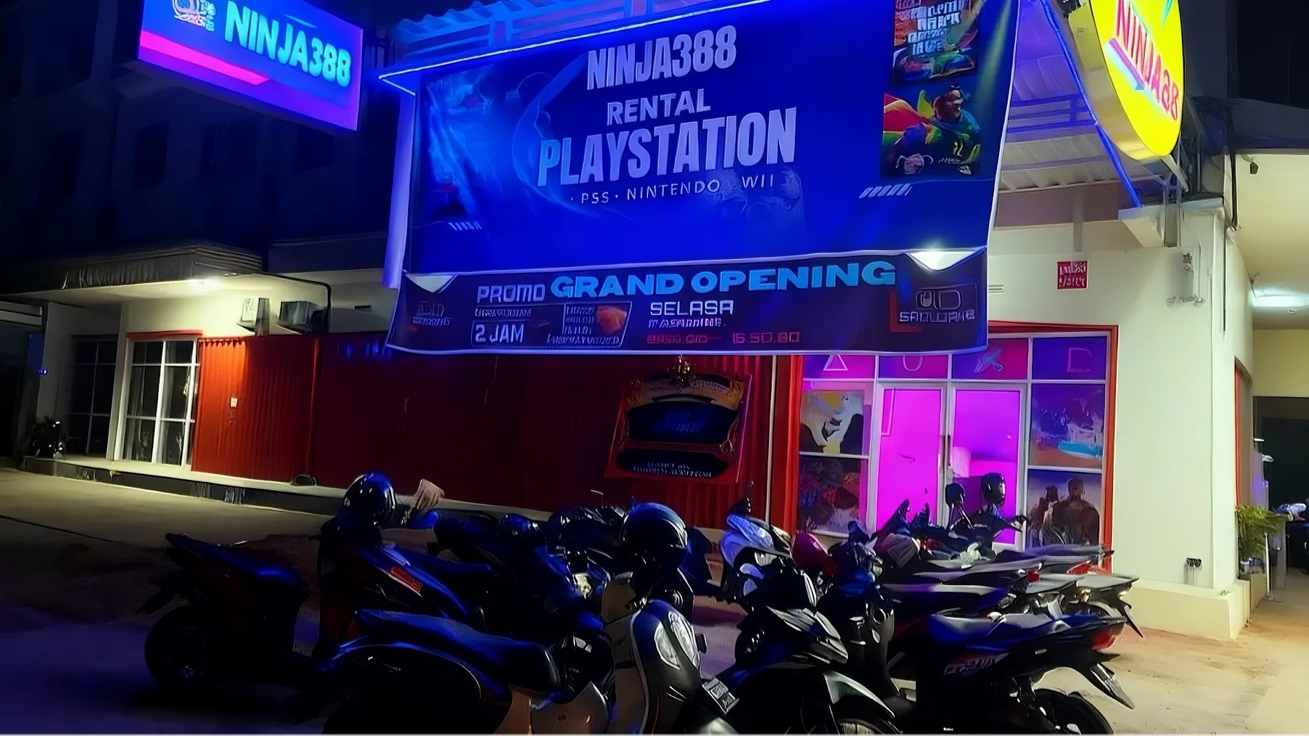 Suasana rental PlayStation Ninja388